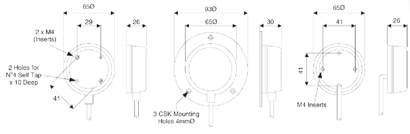 dimensions en mm du soufflet 6431 et 6439