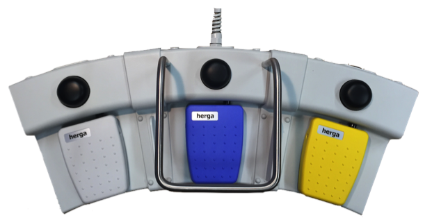 pédale triple haptique